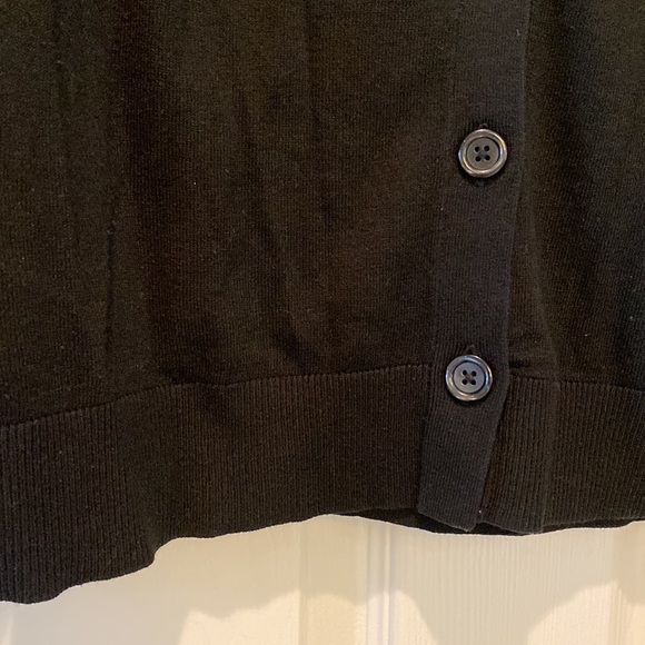 Loft Cherry Print Sweater with buttons down back - Picture 6 of 7